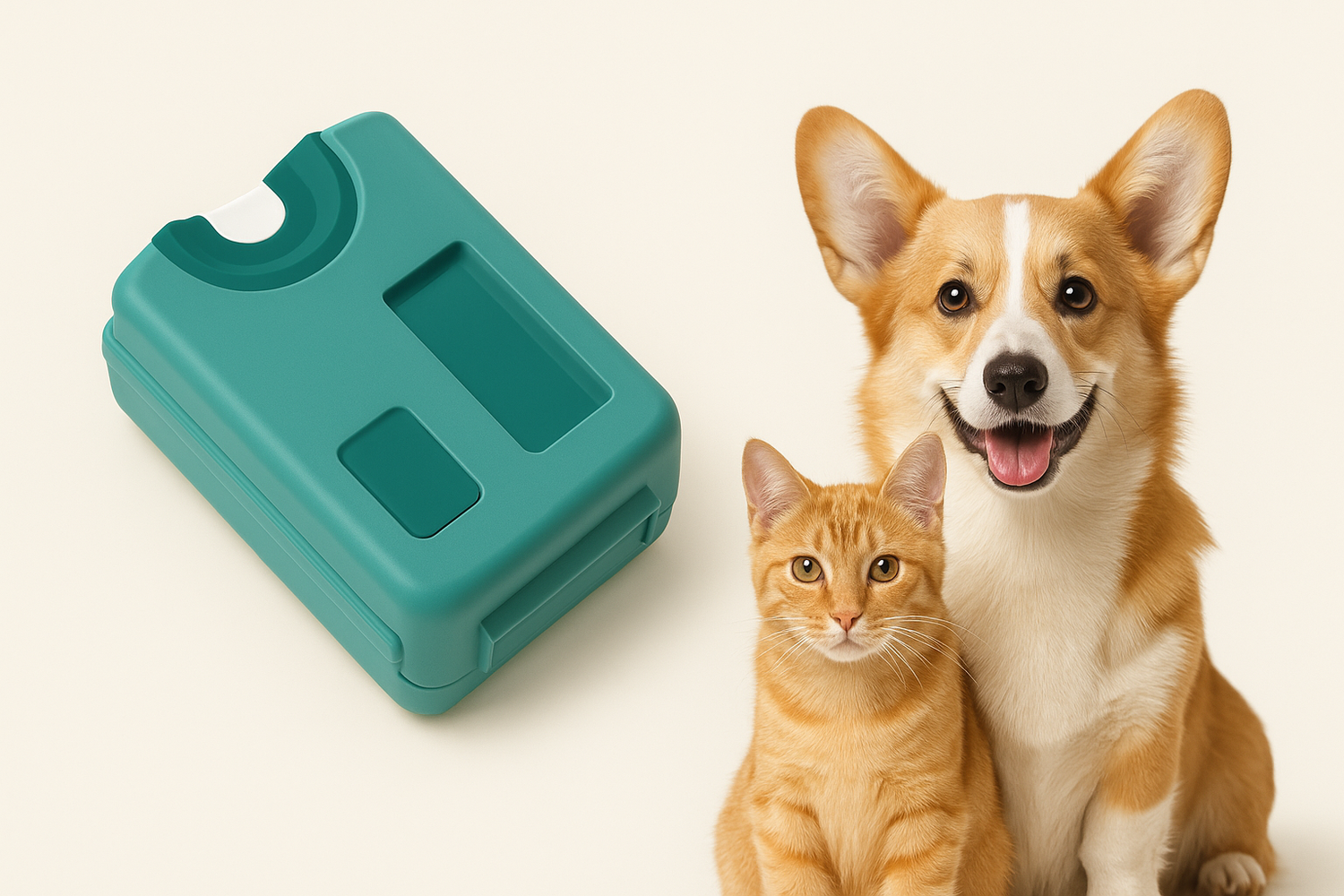Brosse magique auto-nettoyante ZenPulse pour chat et chiens